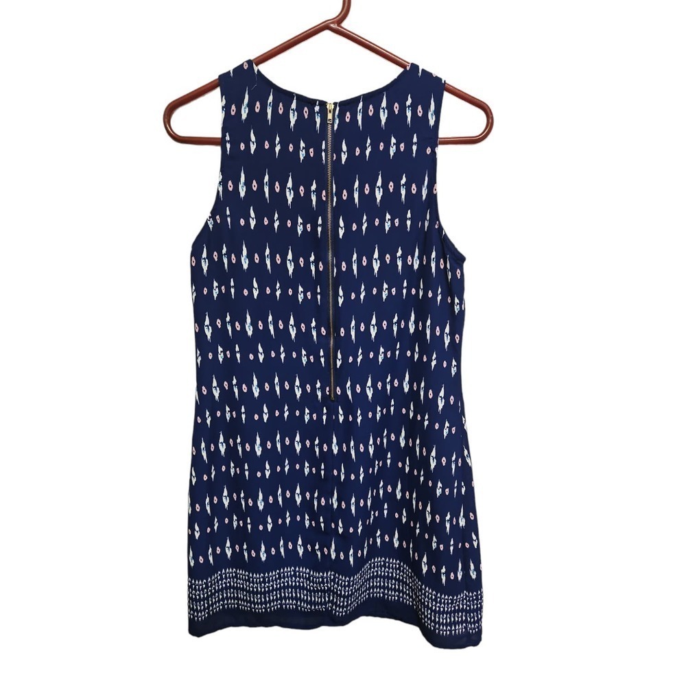 Kenar Women's Navy Blue Shift Dress Sz 2 - Picture 2 of 6